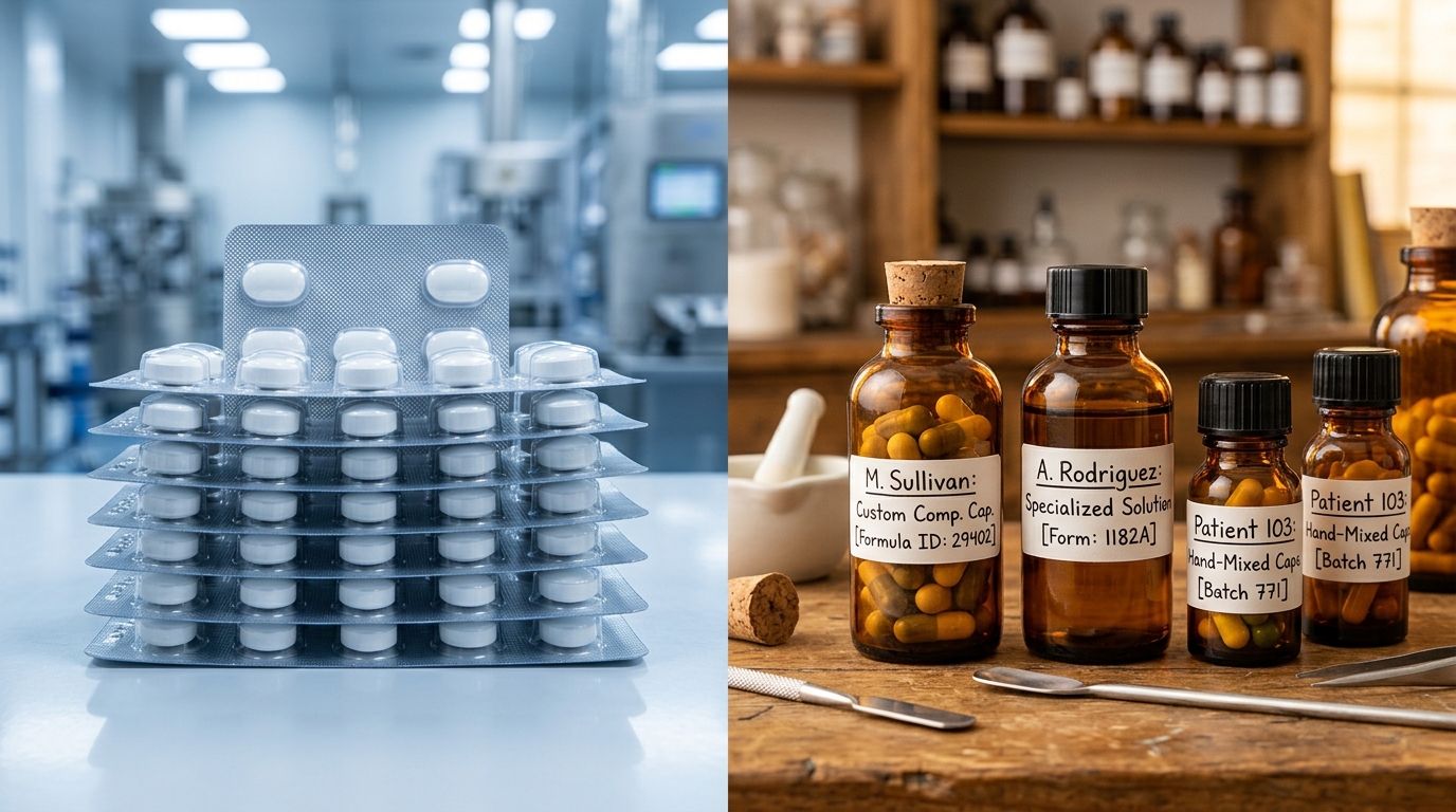 5 diferencias entre un medicamento comercial y uno magistral