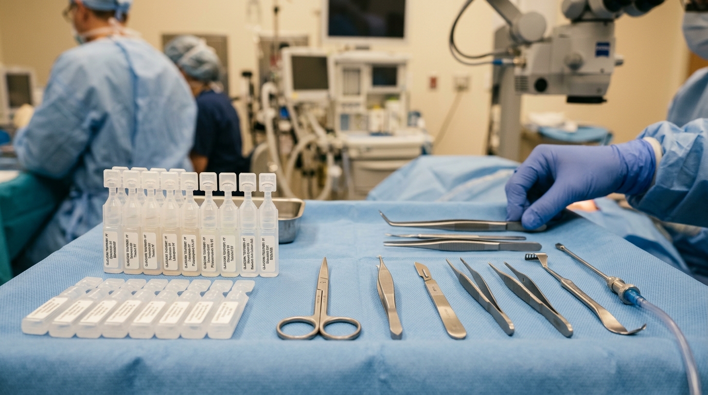 Glaucoma, pterigión y preparación quirúrgica: formulaciones magistrales para el oftalmólogo